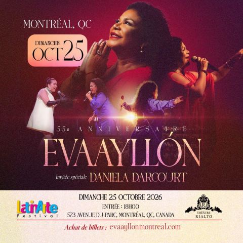 Poster: EVA AYLLÓN 55E ANNIVERSAIRE
