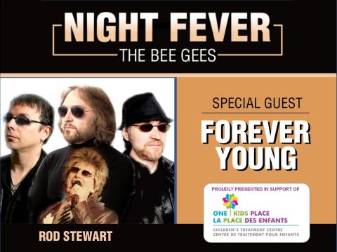 Poster: The Best of the Bee Gees and Rod Stewart, The Capitol Centre, Thursday, April 15