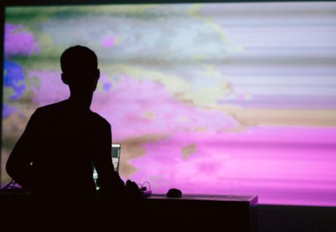 Poster: VJing et performance visuelle Niveau 2, Société des arts technologiques [SAT], Thursday, November 5