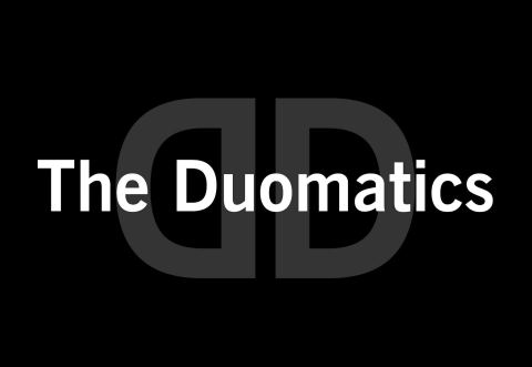 Poster: The Duomatics sweat for your enjoyment!, McKibbin's Irish Pub, Wednesday, August 7
