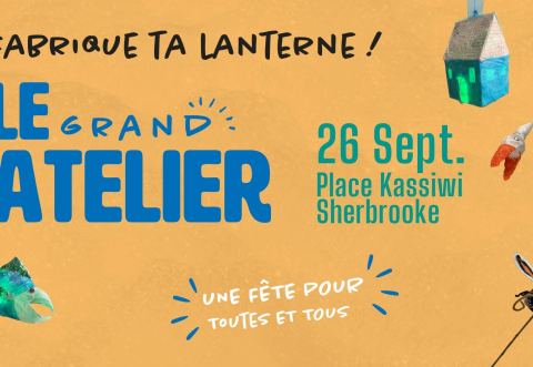 Poster: Le Grand Atelier- Coup d'envoi de Rivières de Lumières 2026