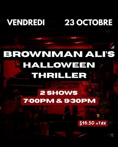 Poster: Brownman Ali's Halloween Thriller