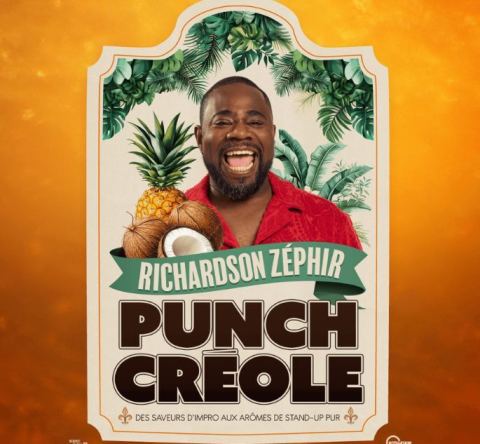 Poster: RICHARDSON ZÉPHIR — PUNCH CRÉOLE, Cabaret des Amants, Friday, March 5