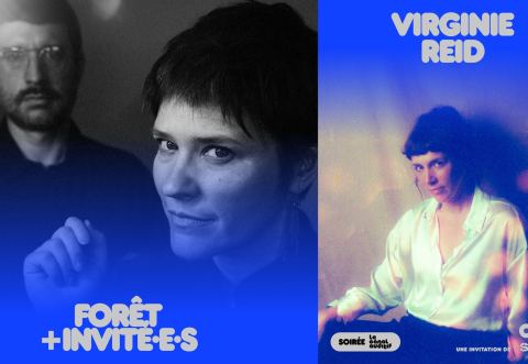 Poster: Forêt + invité·e·s + Virginie Reid, Le Ministère, Saturday, November 14