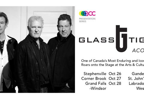 Poster: Glass Tiger Acoustic, Labrador West Arts and Culture Centre, Sunday, November 1