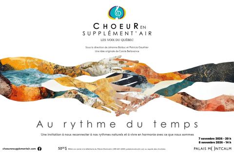 Poster: Chœur en Supplément’Air - Au Rythme du Temps