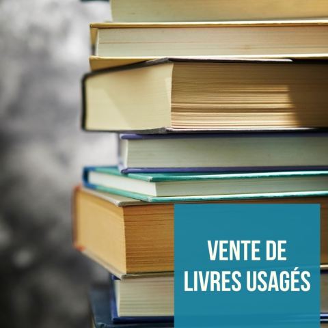 Poster: Vente de livres usagés