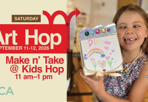 Poster: BCA Family Make n' Take @ Kids Hop, BCA Studios, Saturday, September 12