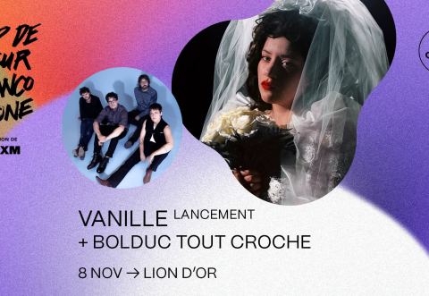 Poster: VANILLE + Bolduc tout croche | CCF25