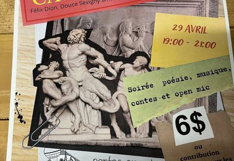 Poster: Le choc des catharsis - Micro ouvert, Madame Pickwick, Friday, April 29