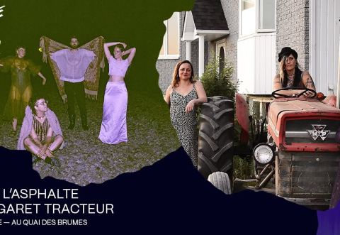 Poster: APRÈS L'ASPHALTE + MARGARET TRACTEUR | CCF23