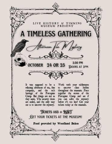 Poster: Timeless Gathering : An Afternoon Tea Mystery