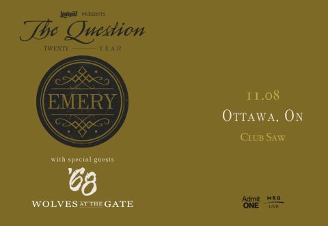 Poster: Emery - 20th Anniversary of The Question (Ottawa)