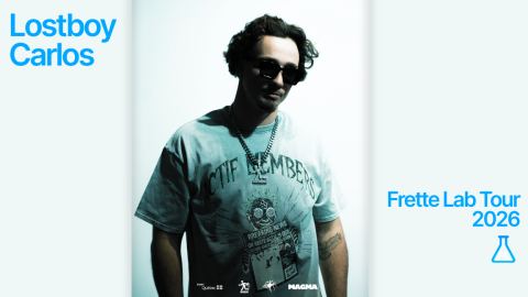 Poster: LOSTBOY CARLOS - FRETTE LAB TOUR, Salle Communautaire AB au Centre Mgr Marcoux, Friday, November 6