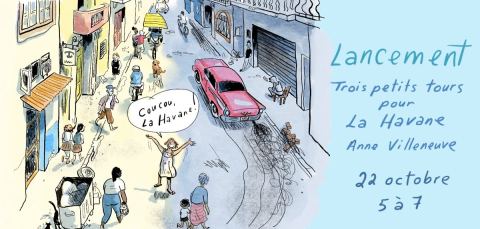 Poster: Lancement de la nouvelle bande dessinée d'Anne Villeneuve, Tabac Villeray, Thursday, October 22