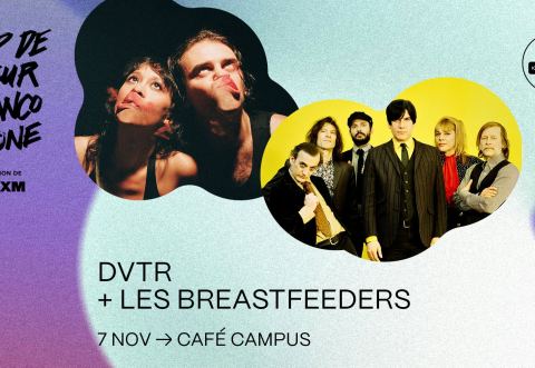 Poster: DVTR + LES BREASTFEEDERS | CCF25