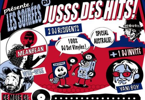 Poster: Les Soirées DJ "JUSSS DES HITS!" Vol. 5, Knock-Out, Friday, October 30