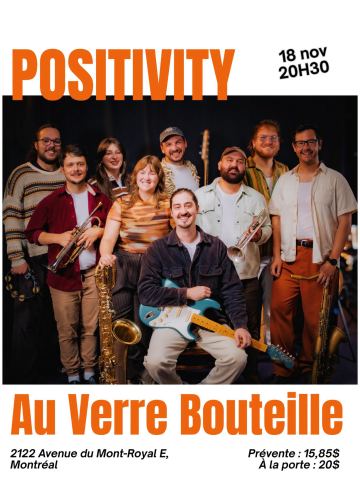 Poster: Positivity @ Verre Bouteille