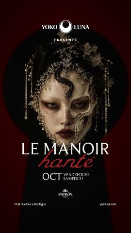 Poster: Le Manoir Hanté - 1234 Yoko Luna