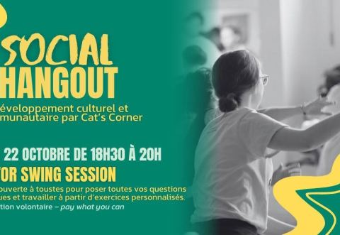Poster: Social Hangout #49: Doctor Swing session, Cat’s Corner, Thursday, October 22