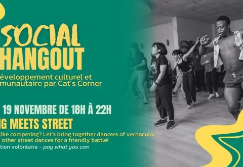 Poster: Social Hangout #50: Swing Meets Street, Cat’s Corner, Thursday, November 19