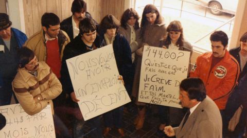 Poster: Voir-juger-agir: l'histoire de la JOC au Québec - Annie Deniel