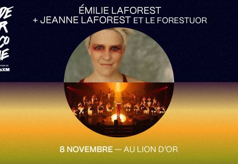 Poster: ÉMILIE LAFOREST + JEANNE LAFOREST et le Forestuor | CCF24