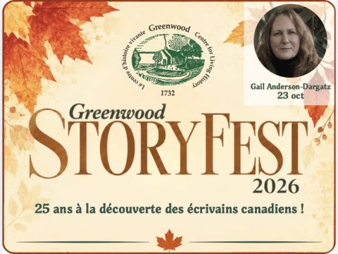 Poster: Storyfest – Gail Anderson-Dargatz