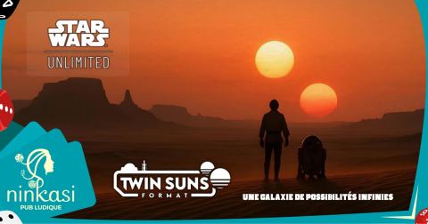 Poster: Twin Suns – Star Wars Unlimited, Ninkasi Bar & Bistro, Tuesday, December 1
