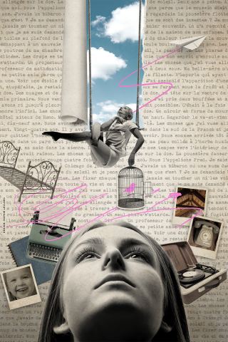 Poster: LE GRENIER : LA NOUVELLE CRÉATION DES 7 DOIGTS – Les choses que j'ai vues allongée sur le dos