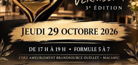 Poster: Vernissage 5 à 7, 83, rue Principale, Thursday, October 29