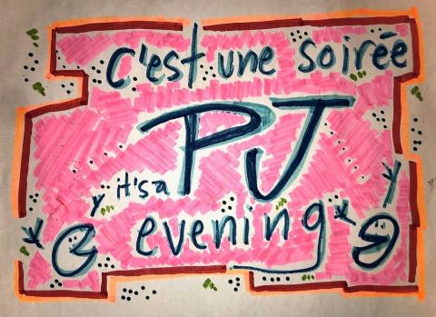 Poster: C'est une soirée PJ !