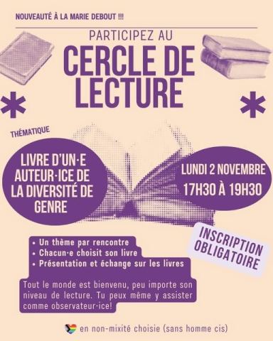 Poster: Cercle de lecture