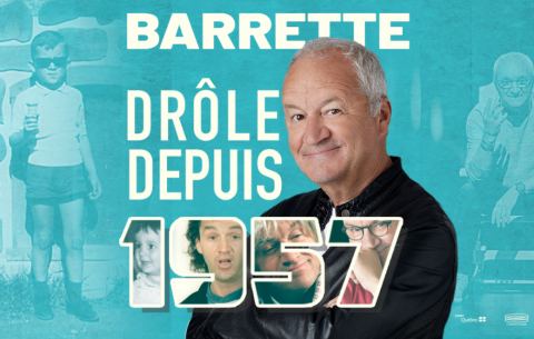 Affiche : Michel Barrette — Drôle depuis 1957