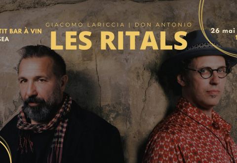 Poster: Les Ritals || De Barzotti à Lariccia || 26 mai 19h || Chelsea