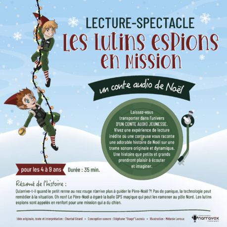 Poster: CONTE AUDIO DE NOËL – Les lutins espions en mission