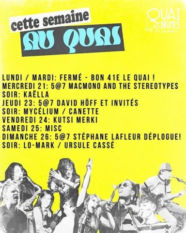 Poster: David Höff et invités (5@7)