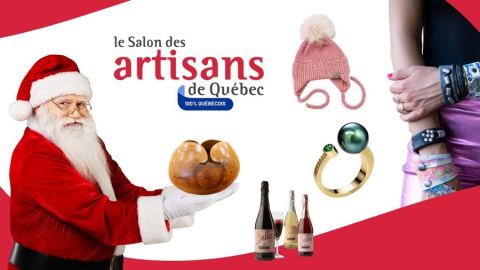 Poster: Salon des artisans de Québec, ExpoCité, Québec, Friday, November 27
