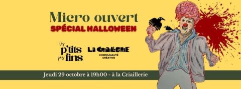 Poster: Micro ouvert avec Les p'tits pas fins