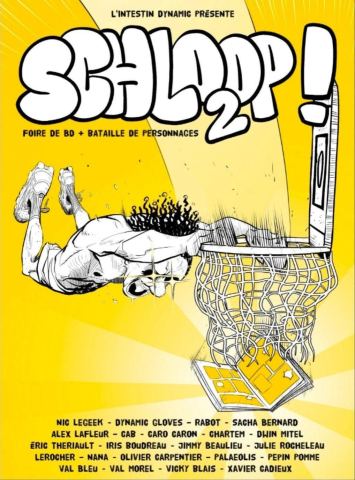 Affiche : Schloop! 2 : foire de BD + bataille de personnages