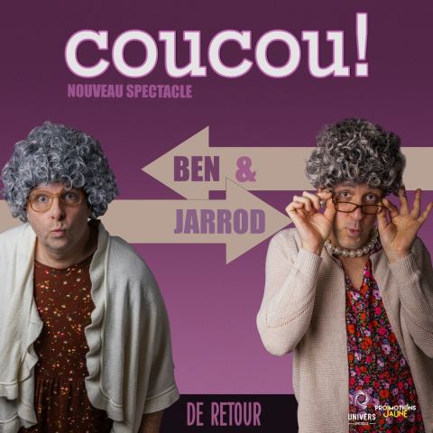 Poster: Ben & Jarrod — Coucou!, Salle Le Moulinet, Thursday, April 15