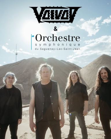 Poster: Voivod + Orchestre symphonique du Saguenay-Lac-Saint-Jean, Théâtre Palais Municipal, Saturday, January 30