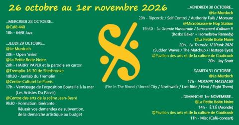 Poster: Open 'mike', Le Murdoch, Thursday, October 29