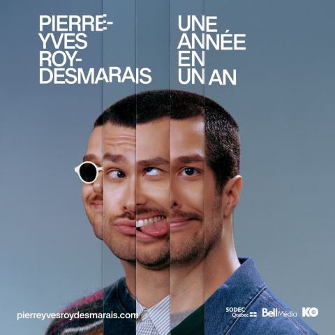 Poster: PIERRE-YVES ROY DESMARAIS – UNE ANNÉE DANS UN AN, Salle J.-Antonio-Thompson, Friday, April 23