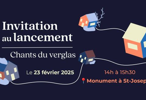 Poster: Lancement à l'Oratoire Saint-Joseph du Mont-Royal