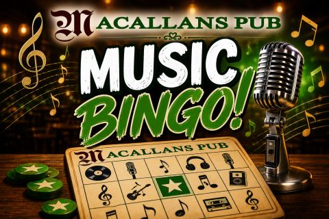 Poster: Macallan’s Music Bingo