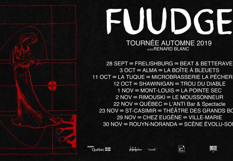 Affiche : Fuudge, Renard Blanc et Cleõphüzz à Ville-Marie