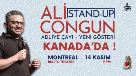 Poster: Ali Congun Stand-up Show