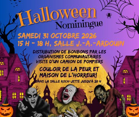 Poster: Fête de l'Halloween