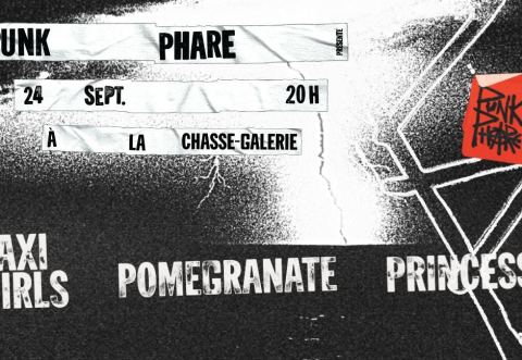 Poster: TAXI GIRLS + POMEGRANATE + PRINCESSES